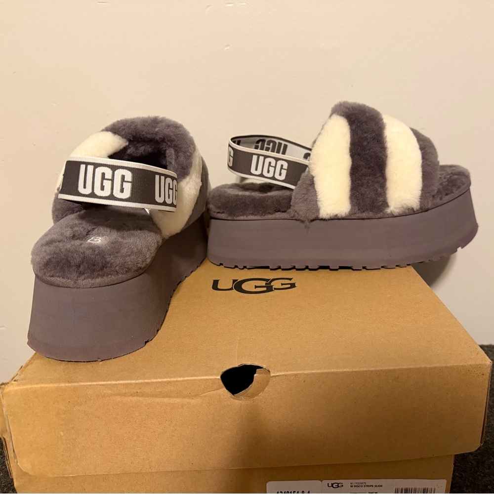 Ugg Fluff Yeah Disco Stripe Platform - image 1